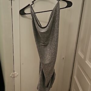 Shimmering Silver Dress